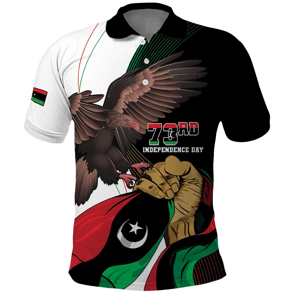 Libya 73rd Anniversary Independence Day Polo Shirt - Wonder Print Shop