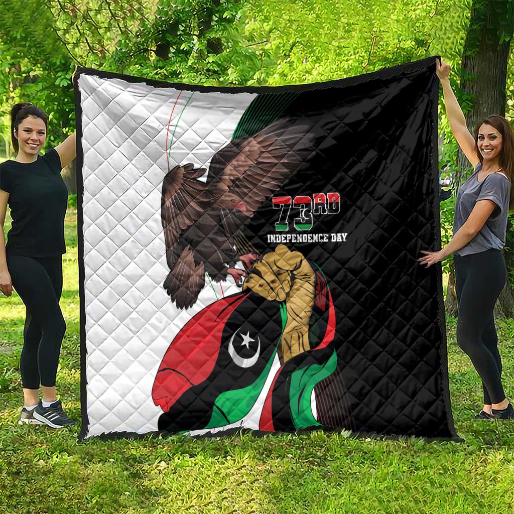 Libya 73rd Anniversary Independence Day Quilt - Wonder Print Shop