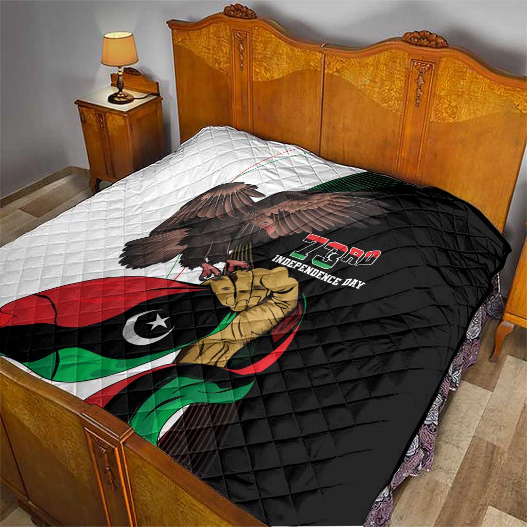 Libya 73rd Anniversary Independence Day Quilt - Wonder Print Shop