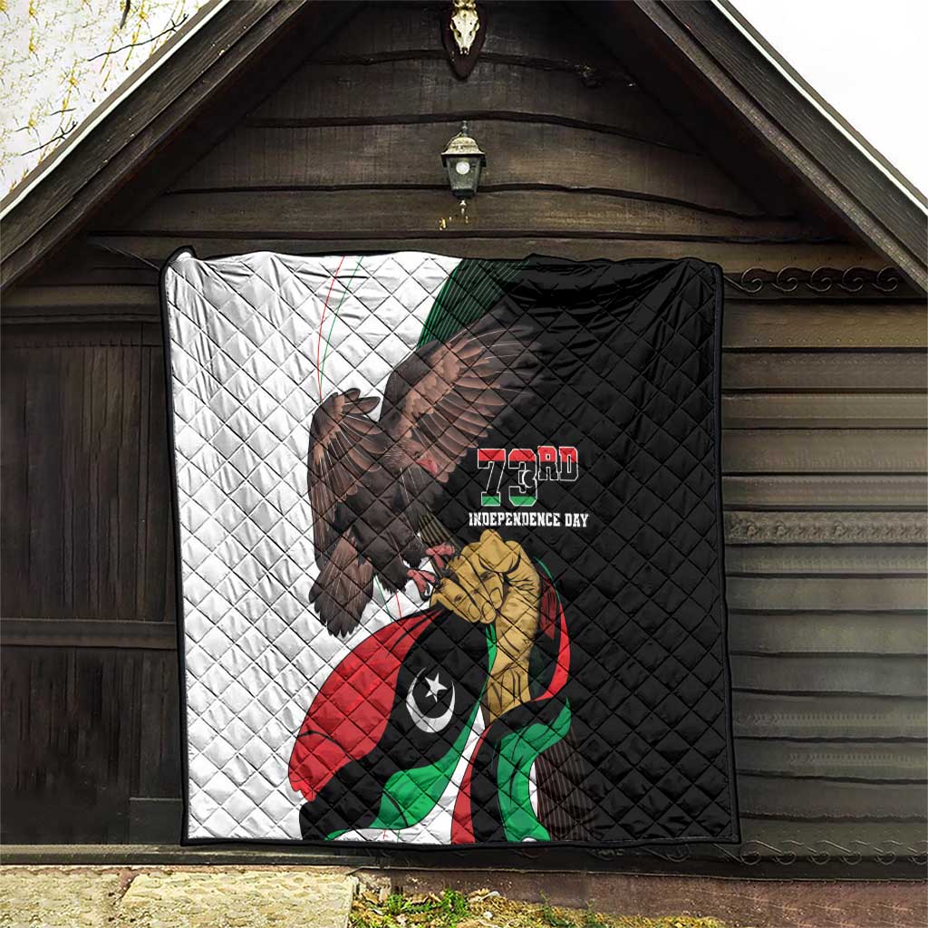 Libya 73rd Anniversary Independence Day Quilt - Wonder Print Shop