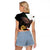 Libya 73rd Anniversary Independence Day Raglan Cropped T Shirt - Wonder Print Shop