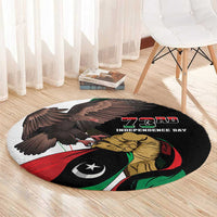 Libya 73rd Anniversary Independence Day Round Carpet