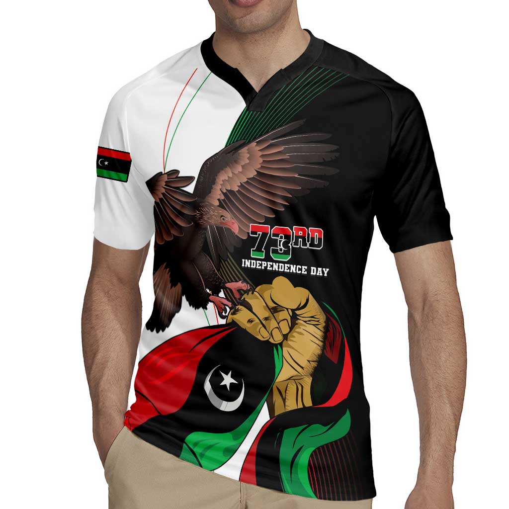 Libya 73rd Anniversary Independence Day Rugby Jersey - Wonder Print Shop