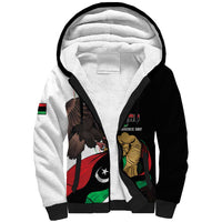 Libya 73rd Anniversary Independence Day Sherpa Hoodie - Wonder Print Shop