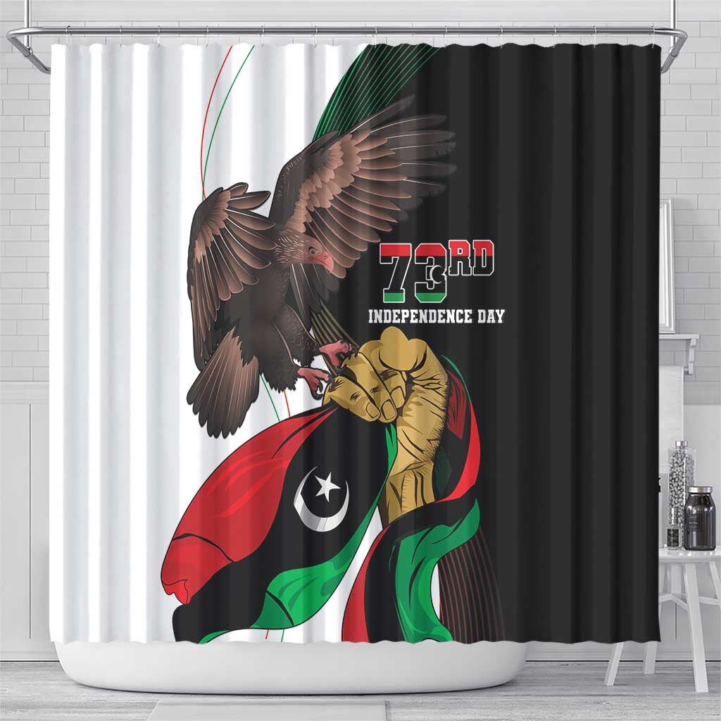 Libya 73rd Anniversary Independence Day Shower Curtain