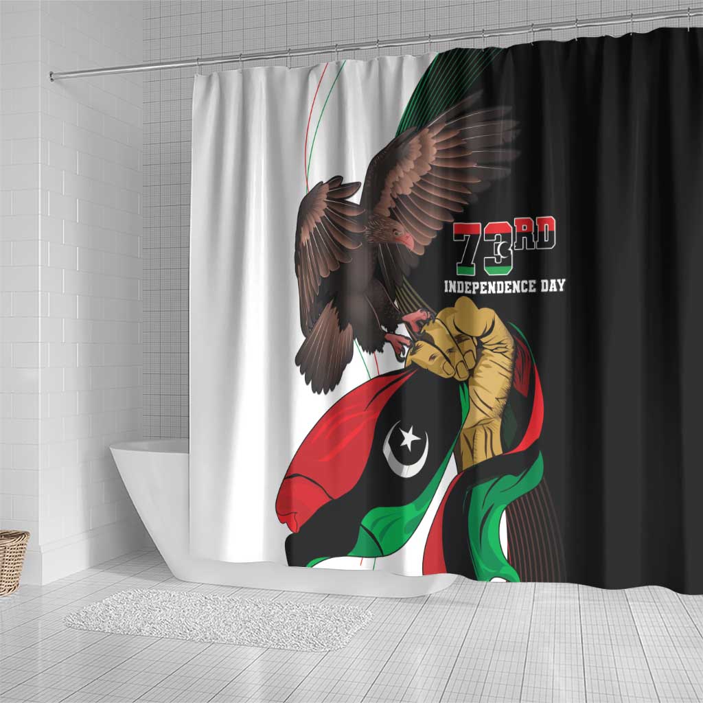 Libya 73rd Anniversary Independence Day Shower Curtain