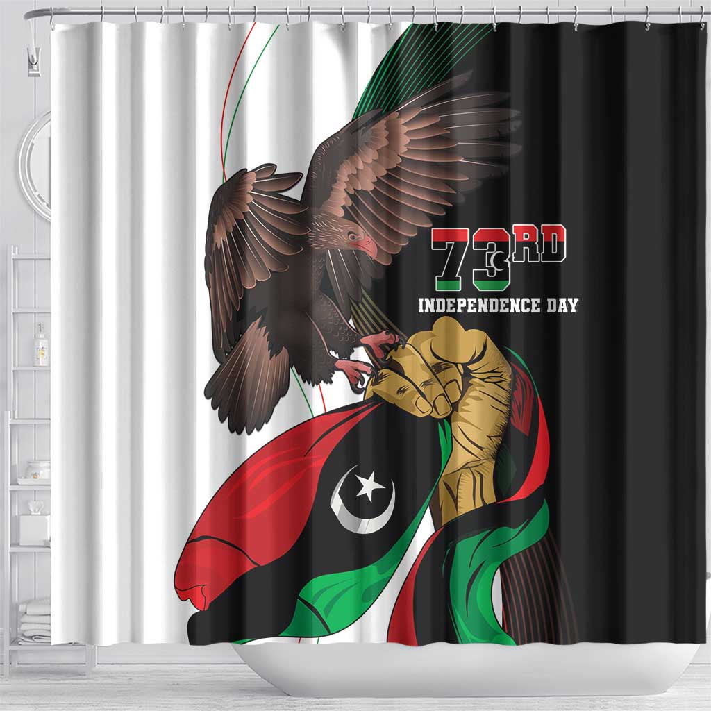 Libya 73rd Anniversary Independence Day Shower Curtain