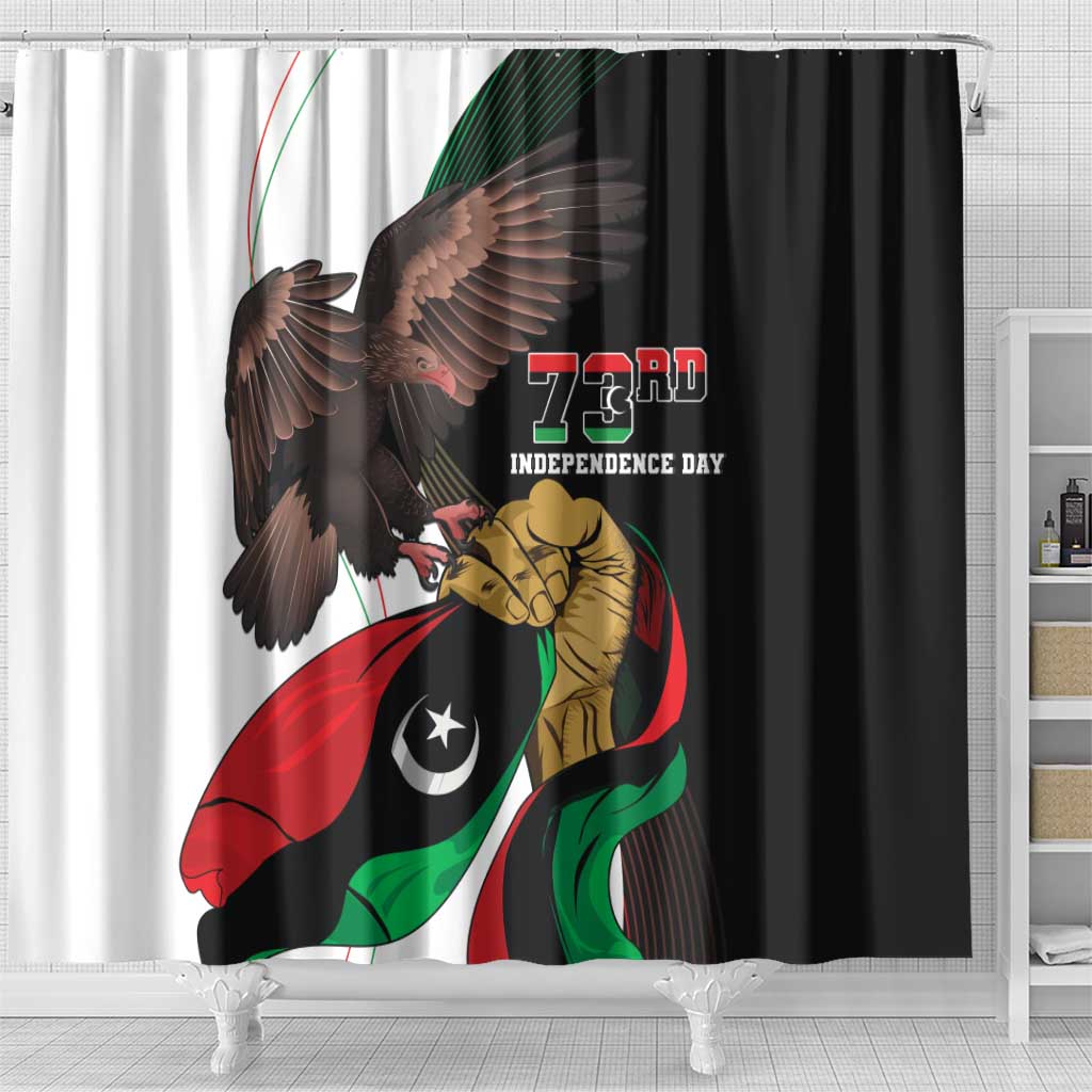 Libya 73rd Anniversary Independence Day Shower Curtain