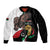 Libya 73rd Anniversary Independence Day Sleeve Zip Bomber Jacket - Wonder Print Shop