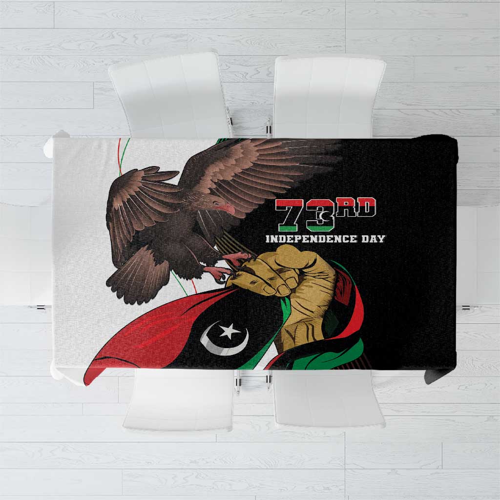 Libya 73rd Anniversary Independence Day Tablecloth - Wonder Print Shop