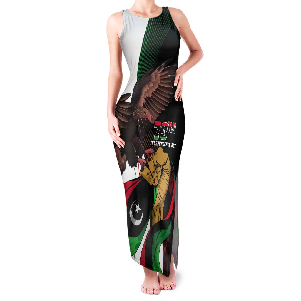 Libya 73rd Anniversary Independence Day Tank Maxi Dress - Wonder Print Shop