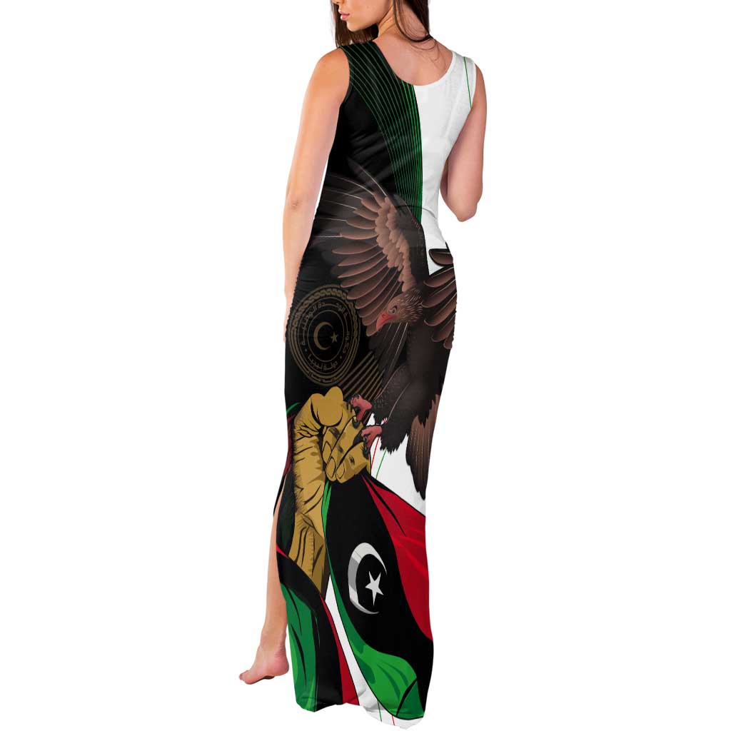 Libya 73rd Anniversary Independence Day Tank Maxi Dress - Wonder Print Shop