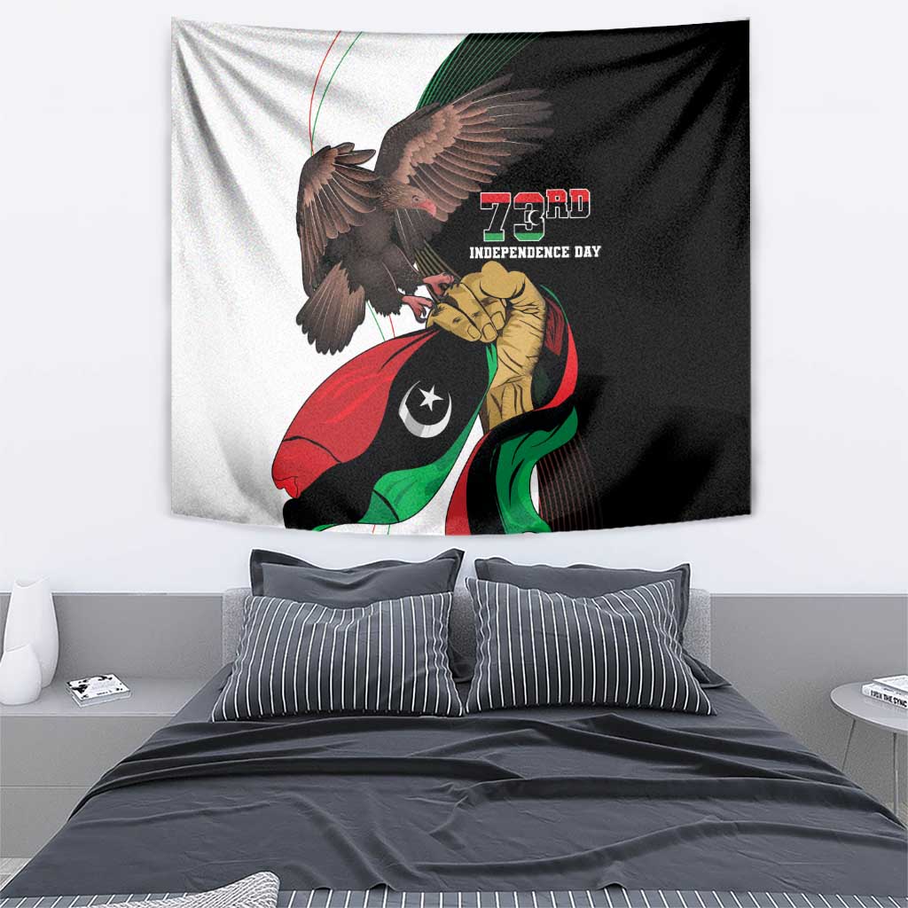 Libya 73rd Anniversary Independence Day Tapestry - Wonder Print Shop