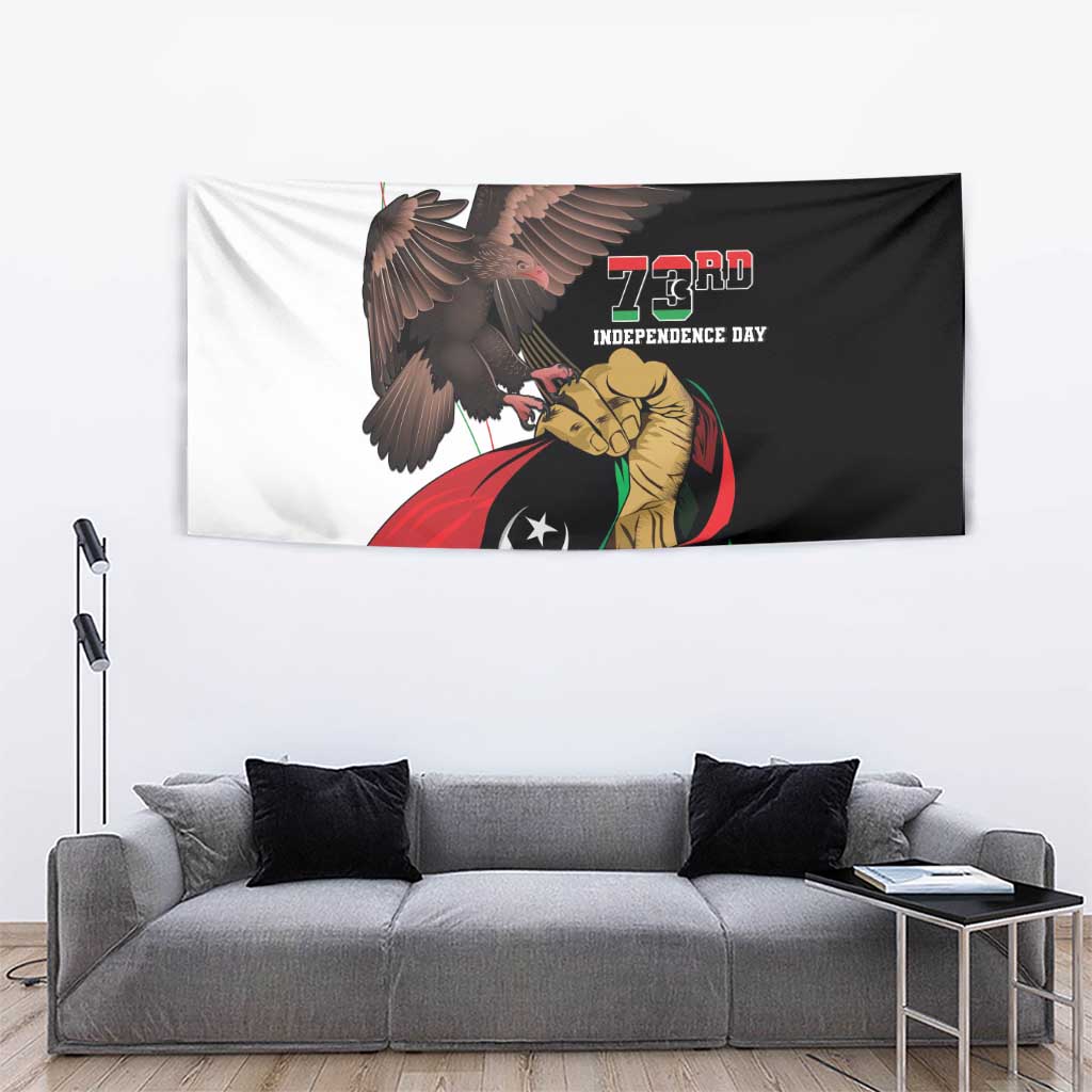 Libya 73rd Anniversary Independence Day Tapestry - Wonder Print Shop