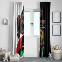 Libya 73rd Anniversary Independence Day Window Curtain - Wonder Print Shop