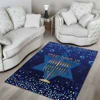Hanukkah Jewish Festival Area Rug Meronah With Star Of David - Wonder Print Shop