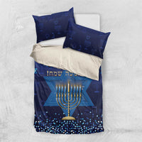 Hanukkah Jewish Festival Bedding Set Meronah With Star Of David - Wonder Print Shop