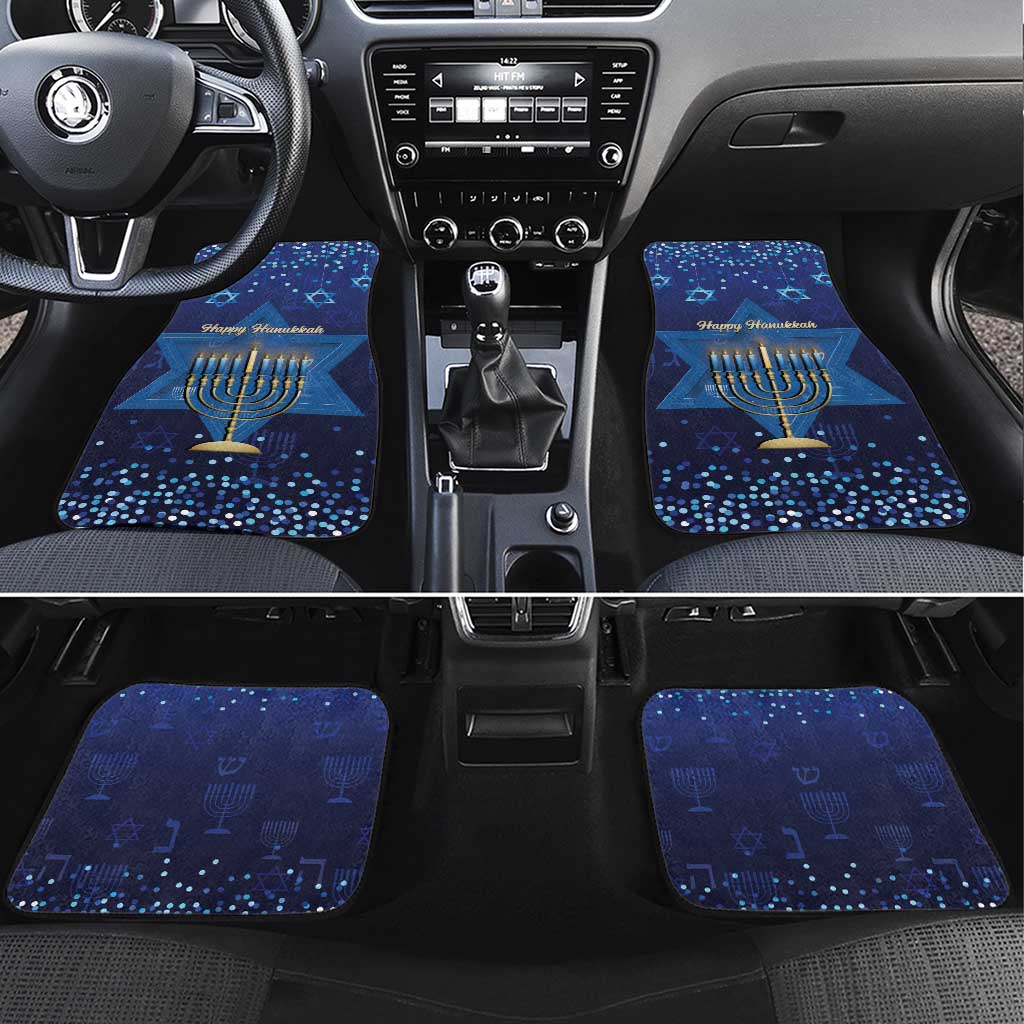 Hanukkah Jewish Festival Car Mats Meronah With Star Of David - Wonder Print Shop