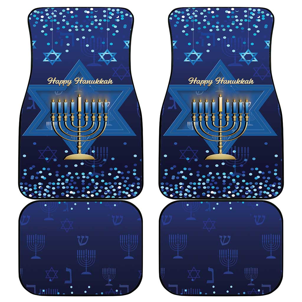 Hanukkah Jewish Festival Car Mats Meronah With Star Of David - Wonder Print Shop