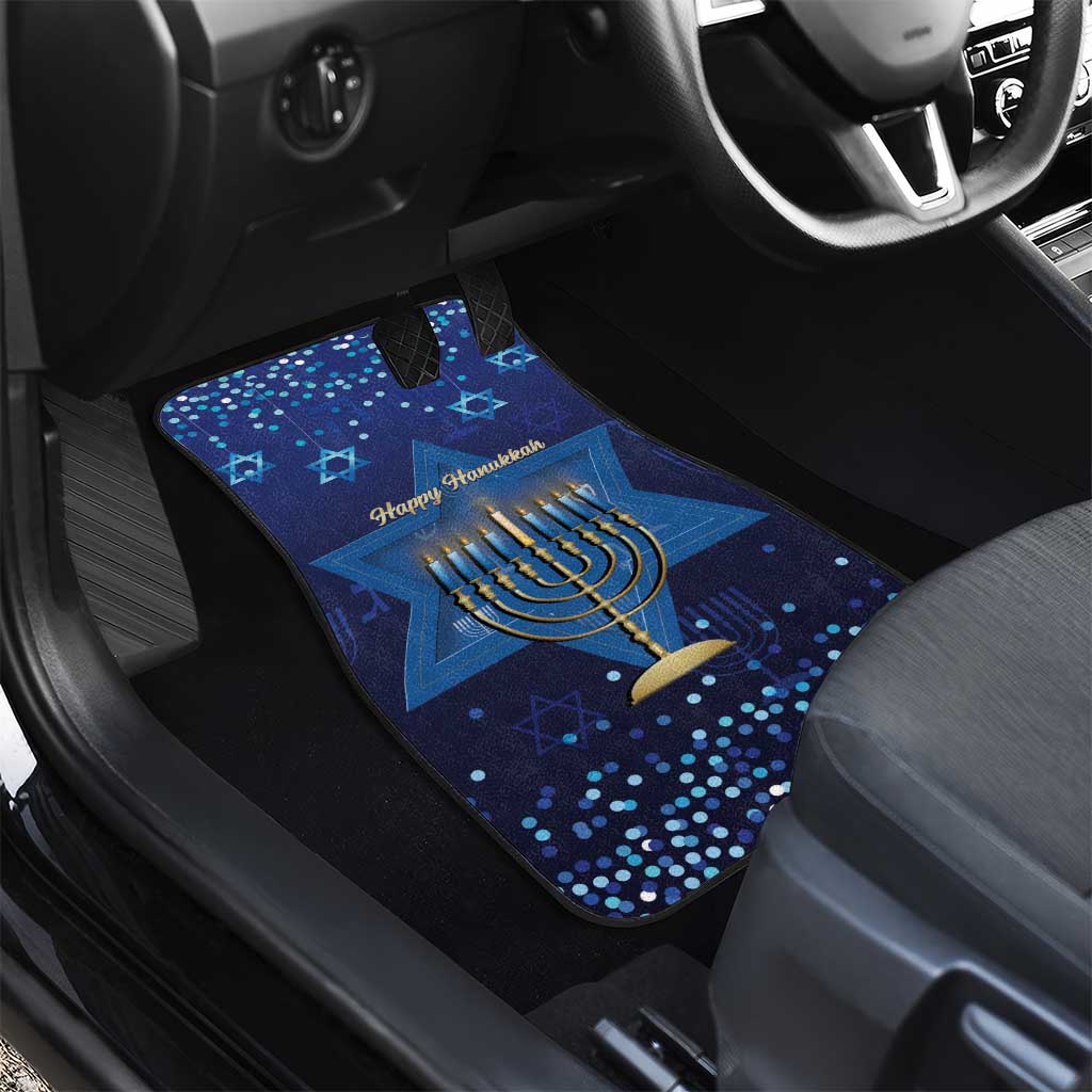 Hanukkah Jewish Festival Car Mats Meronah With Star Of David - Wonder Print Shop