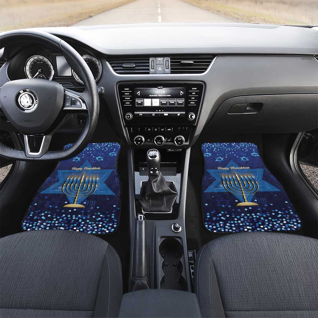 Hanukkah Jewish Festival Car Mats Meronah With Star Of David - Wonder Print Shop