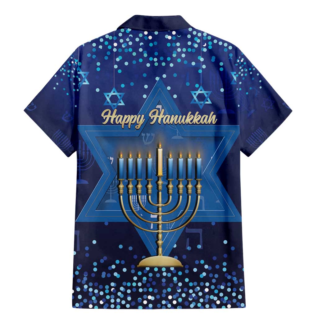 Hanukkah Jewish Festival Family Matching Mermaid Dress and Hawaiian Shirt Meronah With Star Of David - Wonder Print Shop
