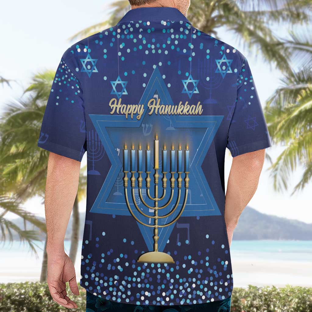 Hanukkah Jewish Festival Hawaiian Shirt Meronah With Star Of David - Wonder Print Shop