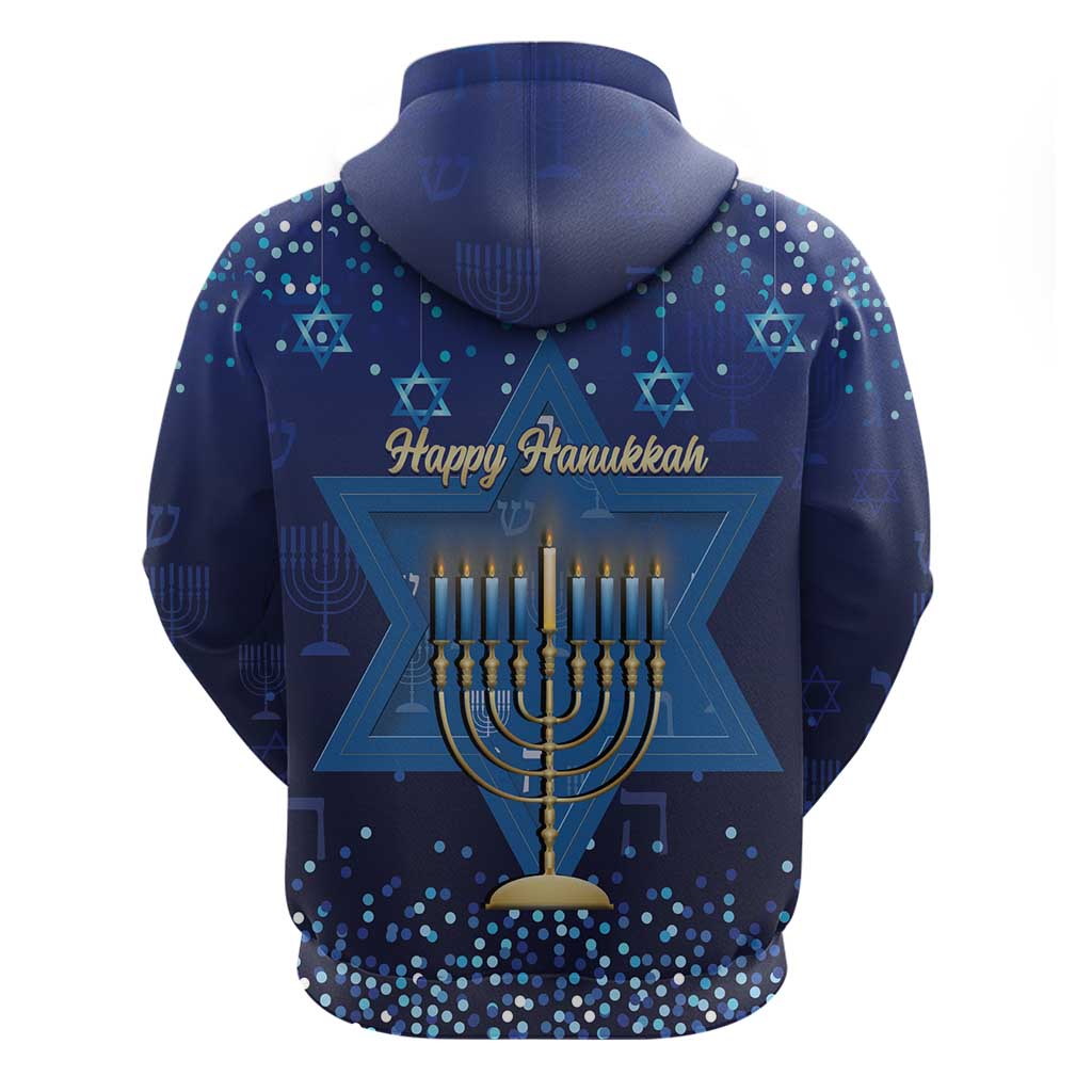 Hanukkah Jewish Festival Hoodie Meronah With Star Of David - Wonder Print Shop