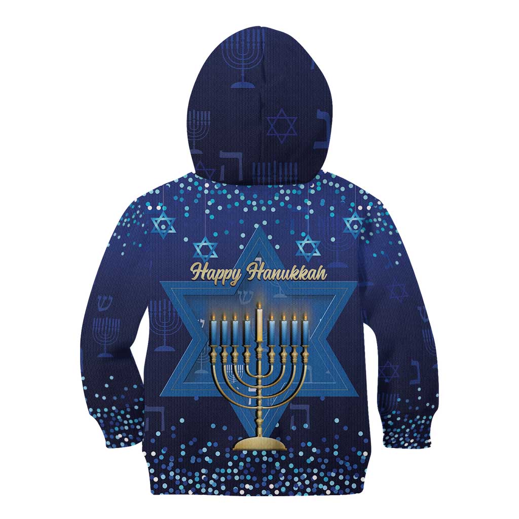 Hanukkah Jewish Festival Kid Hoodie Meronah With Star Of David - Wonder Print Shop