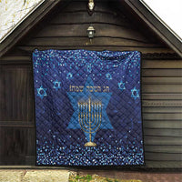 Hanukkah Jewish Festival Quilt Meronah With Star Of David - Wonder Print Shop