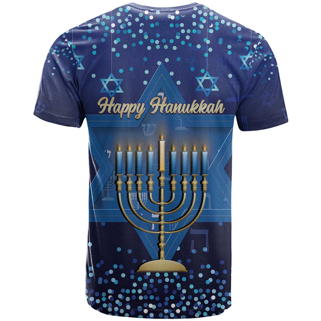 Hanukkah Jewish Festival T Shirt Meronah With Star Of David - Wonder Print Shop