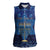 Hanukkah Jewish Festival Women Sleeveless Polo Shirt Meronah With Star Of David - Wonder Print Shop