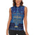 Hanukkah Jewish Festival Women Sleeveless Polo Shirt Meronah With Star Of David - Wonder Print Shop