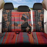 Happy International Women's Day Back Car Seat Cover African Women With Ethnic Pattern