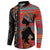 Happy International Women's Day Button Sweatshirt African Women With Ethnic Pattern