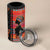 Happy International Women's Day 4 in 1 Can Cooler Tumbler African Women With Ethnic Pattern