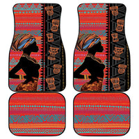 Happy International Women's Day Car Mats African Women With Ethnic Pattern