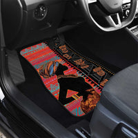 Happy International Women's Day Car Mats African Women With Ethnic Pattern