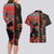 Happy International Women's Day Couples Matching Long Sleeve Bodycon Dress and Hawaiian Shirt African Women With Ethnic Pattern