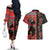 Happy International Women's Day Couples Matching Off The Shoulder Long Sleeve Dress and Hawaiian Shirt African Women With Ethnic Pattern