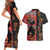 Happy International Women's Day Couples Matching Short Sleeve Bodycon Dress and Hawaiian Shirt African Women With Ethnic Pattern