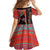 Happy International Women's Day Family Matching Off Shoulder Maxi Dress and Hawaiian Shirt African Women With Ethnic Pattern
