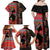 Happy International Women's Day Family Matching Off Shoulder Maxi Dress and Hawaiian Shirt African Women With Ethnic Pattern