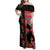 Happy International Women's Day Family Matching Off Shoulder Maxi Dress and Hawaiian Shirt African Women With Ethnic Pattern