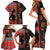 Happy International Women's Day Family Matching Short Sleeve Bodycon Dress and Hawaiian Shirt African Women With Ethnic Pattern
