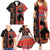 Happy International Women's Day Family Matching Summer Maxi Dress and Hawaiian Shirt African Women With Ethnic Pattern