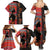 Happy International Women's Day Family Matching Summer Maxi Dress and Hawaiian Shirt African Women With Ethnic Pattern