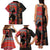 Happy International Women's Day Family Matching Tank Maxi Dress and Hawaiian Shirt African Women With Ethnic Pattern