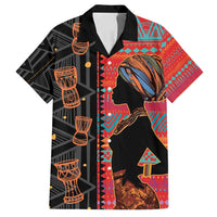 Happy International Women's Day Family Matching Tank Maxi Dress and Hawaiian Shirt African Women With Ethnic Pattern