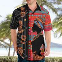 Happy International Women's Day Hawaiian Shirt African Women With Ethnic Pattern